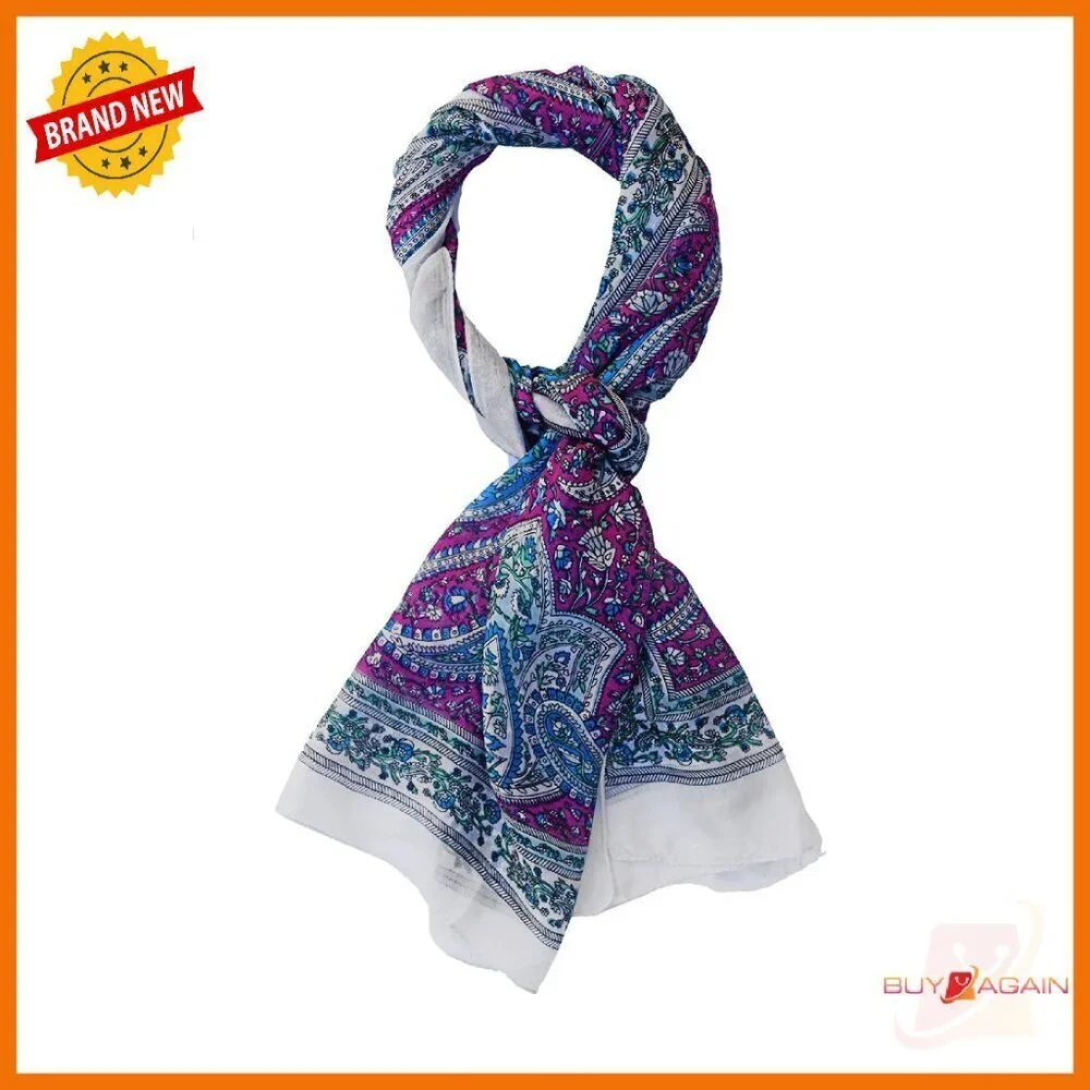 Pure Silk Scarf Hand Dyed 20x68in Luxury Accessory